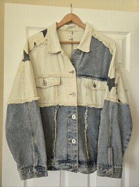 POL "Look Up At The Stars" Denim Jacket, M